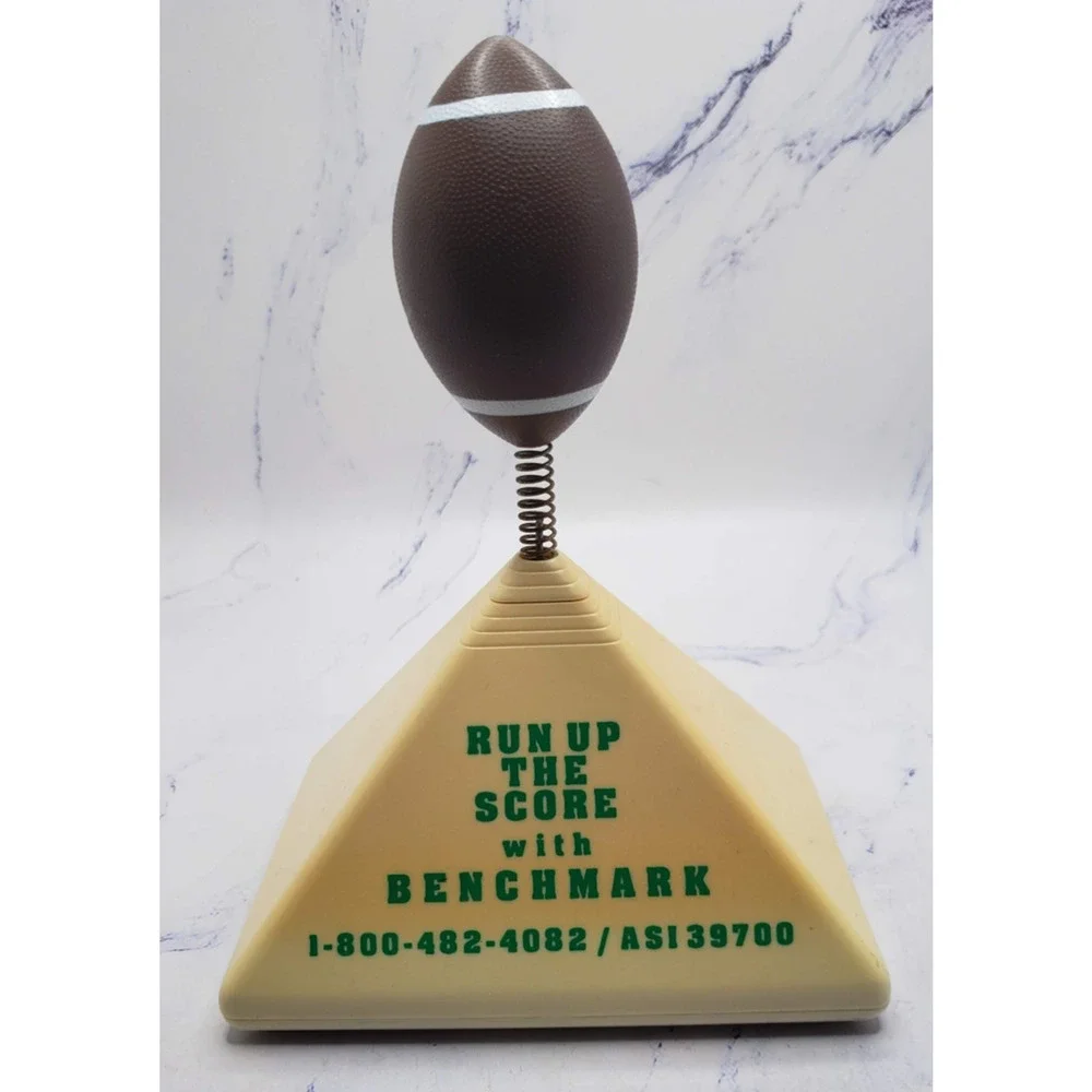 Football Advertising Benchmark Vintage Small Digital Novelty Clock